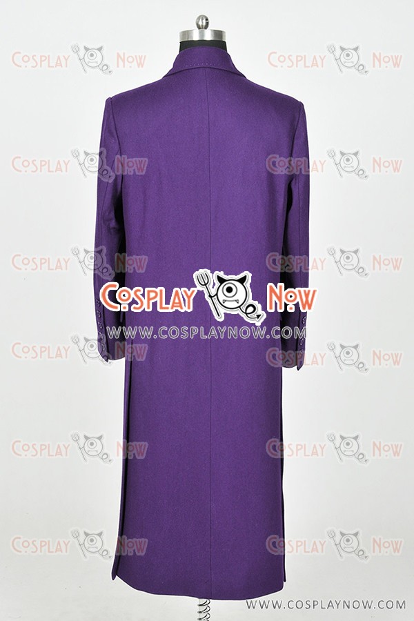 purple joker trench coat