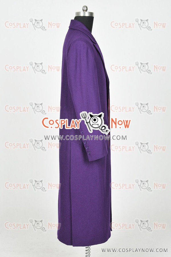 purple joker trench coat