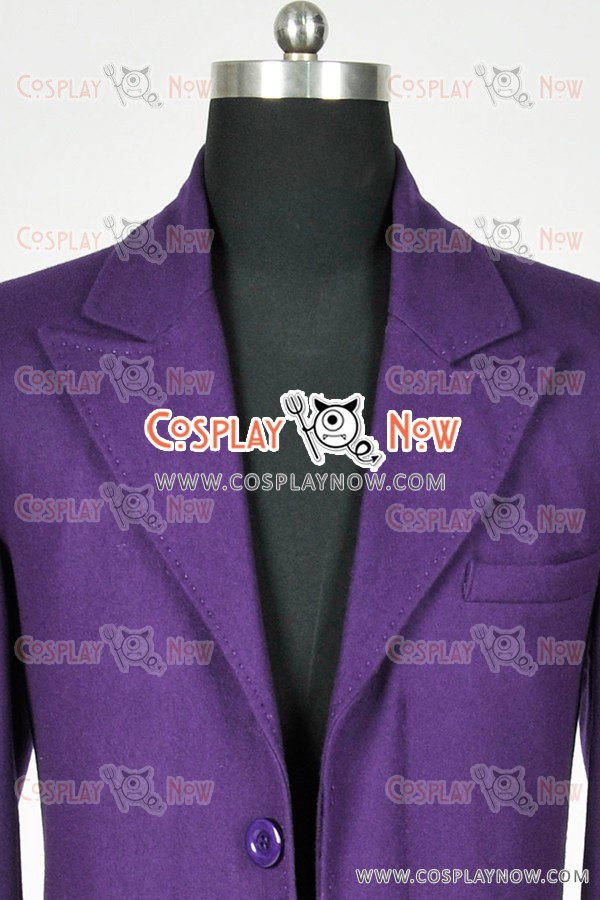 purple joker trench coat