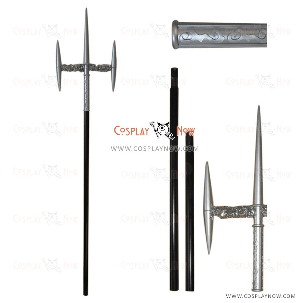 Katekyou Hitman Reborn Rokudou Mukuro Trident Weapon Prop Cosplay Prop Katekyou Hitman Reborn Rokudou Mukuro Cosplay Prop Cosplay Weapon Cosplay Sword