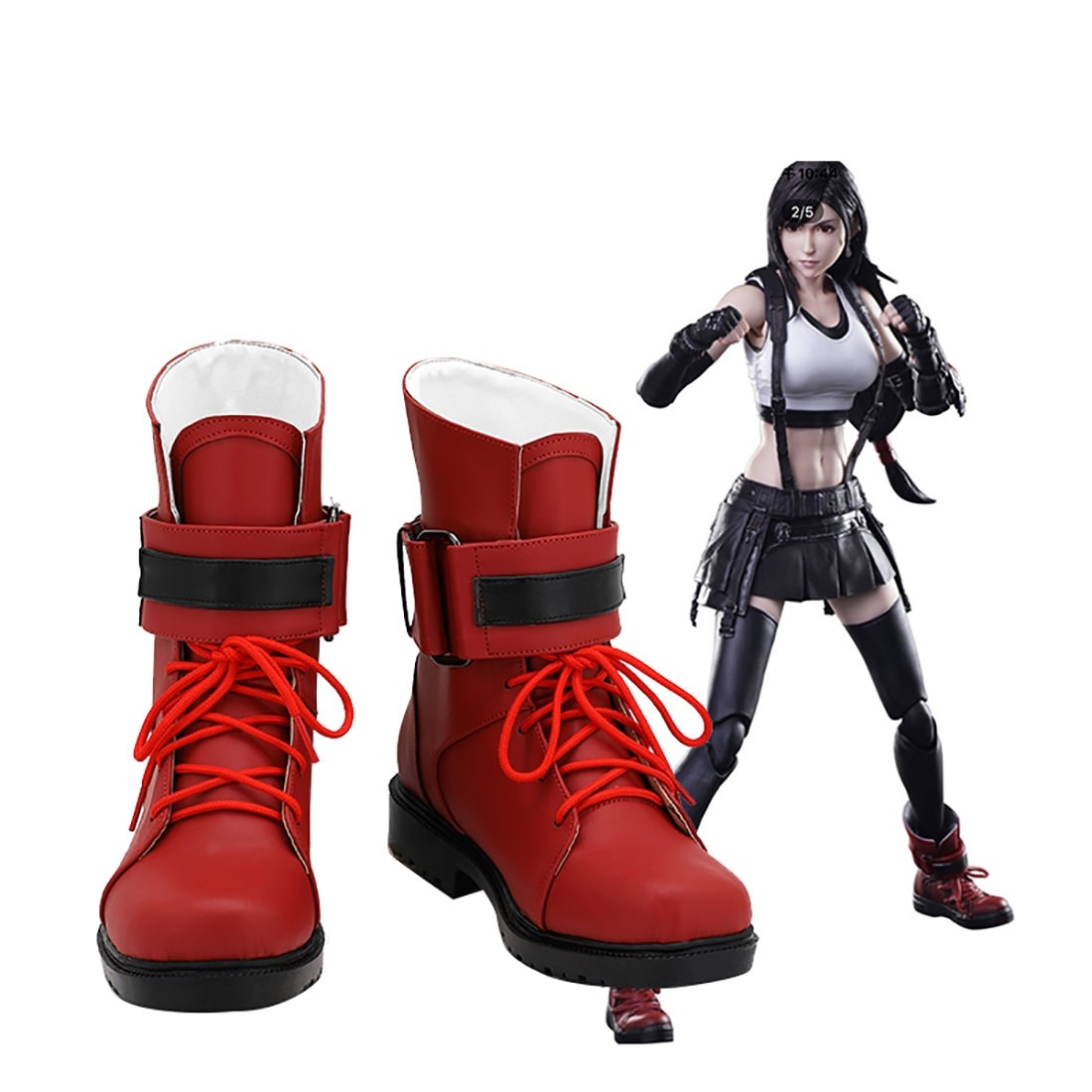 Cosplay Tifa Lockhart Boots From Final Fantasy VII Remake