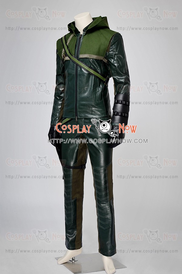 Oliver Queen Green Arrow Costume For Green Arrow Season 1 Cosplay ...