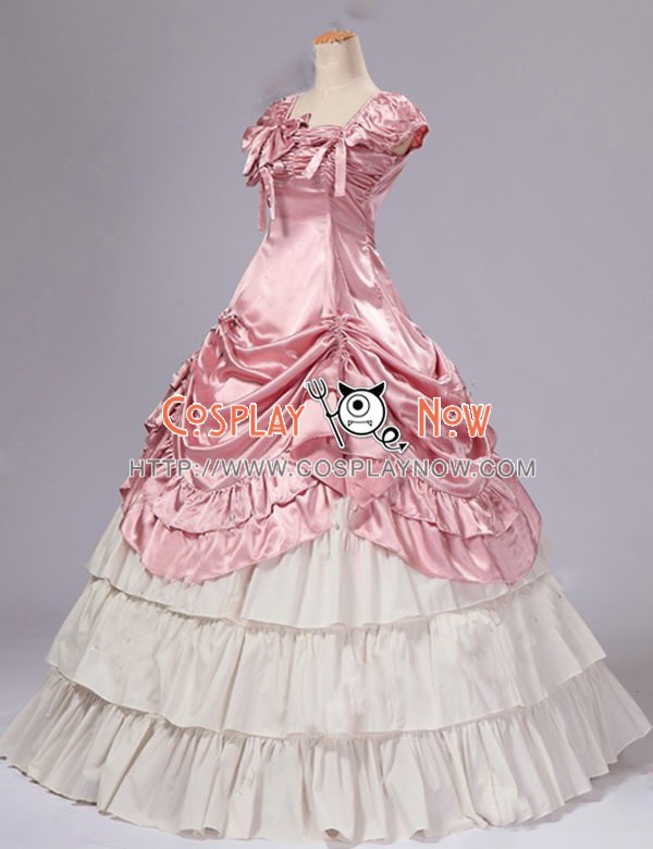 Victorian Lolita Southern Civil War Reenactment Gothic Lolita Dress Pink