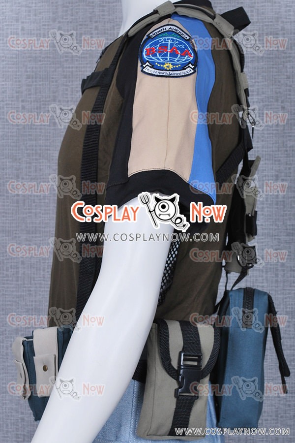 Resident Evil Cosplay Chris Redfield Costume 9831