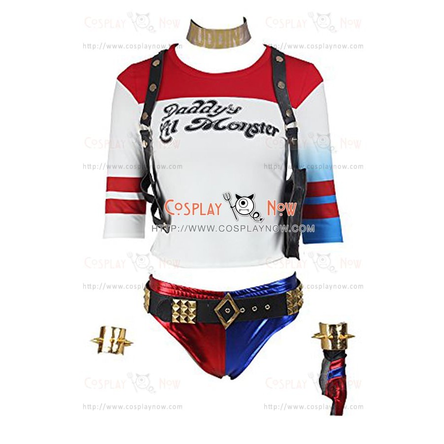 Harley Quinn Costume For Suicide Squad Cosplay Suit Outfit