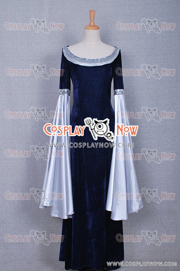 The Lord of the Rings Cosplay Arwen Blue Costume