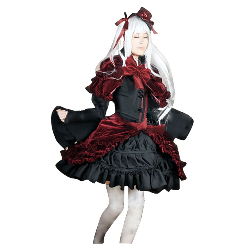 K Project Anna Kushina Black Red Military Uniform Cosplay Costume X006 -  AliExpress