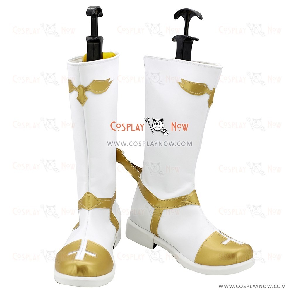 Fate Apocrypha Rider Of Black Astolfo White Shoes Cosplay Boots