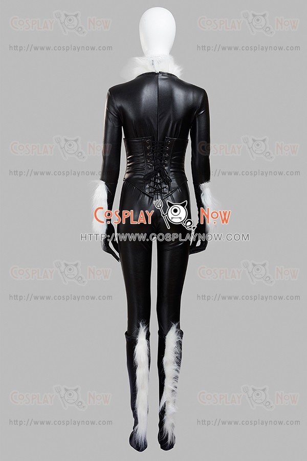 The Black Cat Costume For The Amazing Spider Man Cosplay Jumpsuit