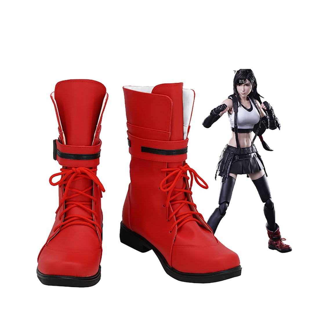 Cosplay Tifa Lockhart Boots From Final Fantasy VII Remake