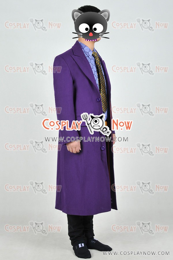 purple joker trench coat