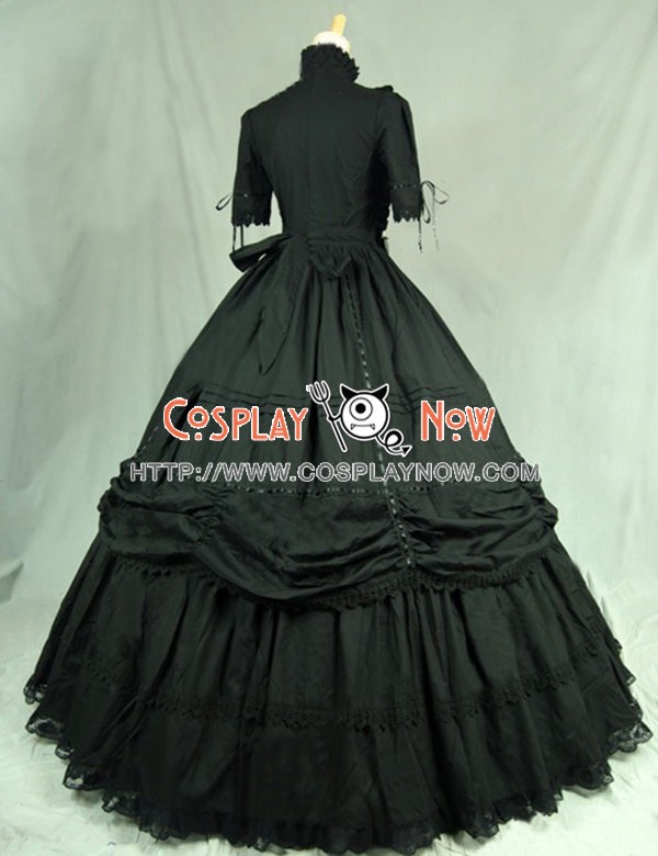 gothic black gown