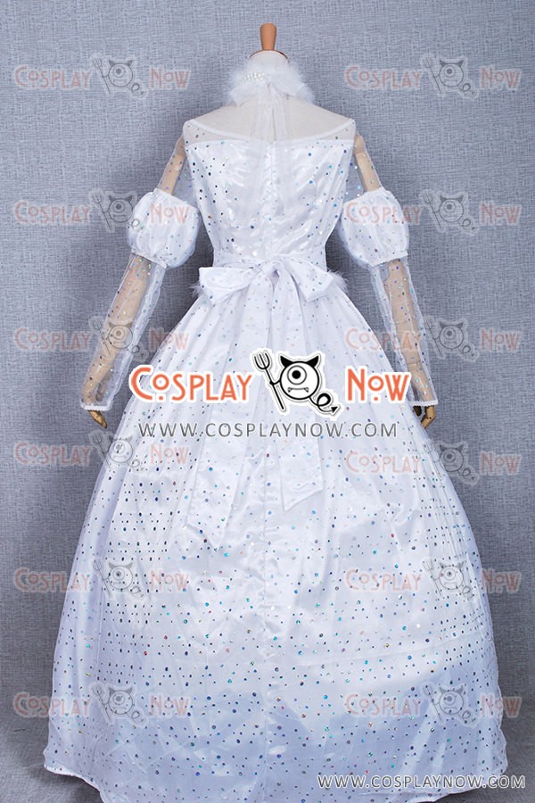 Alice In Wonderland Cosplay White Queen Costume