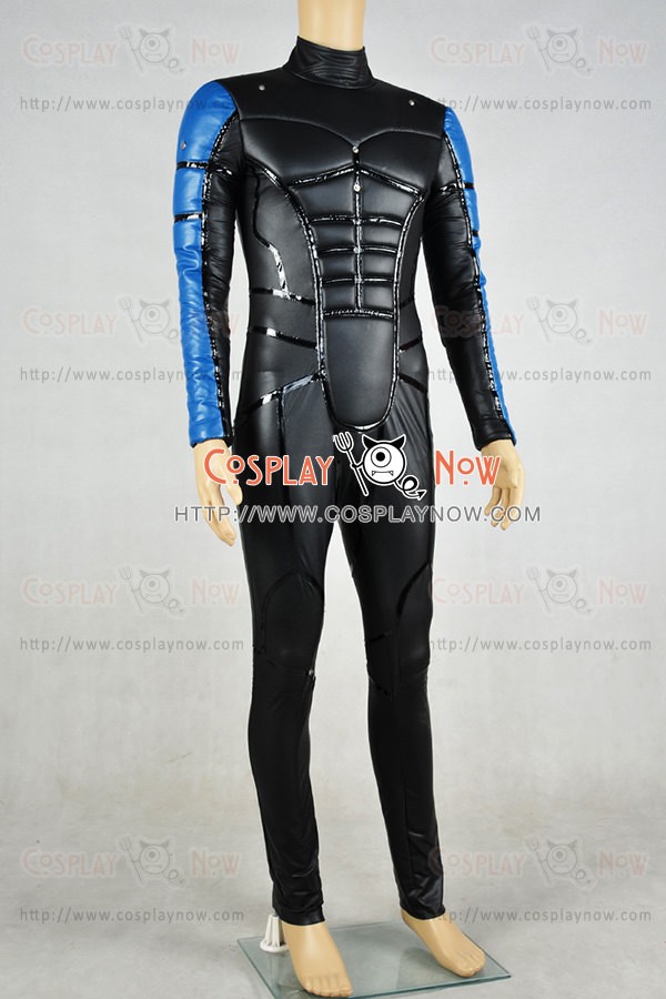 Batman Arkham City Nightwing Cosplay Costume Outfit