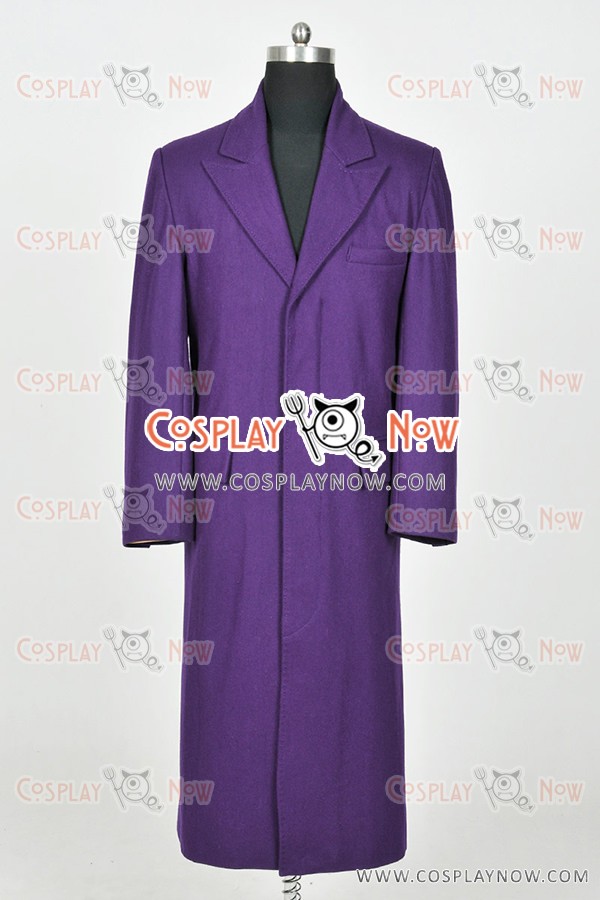 purple joker trench coat