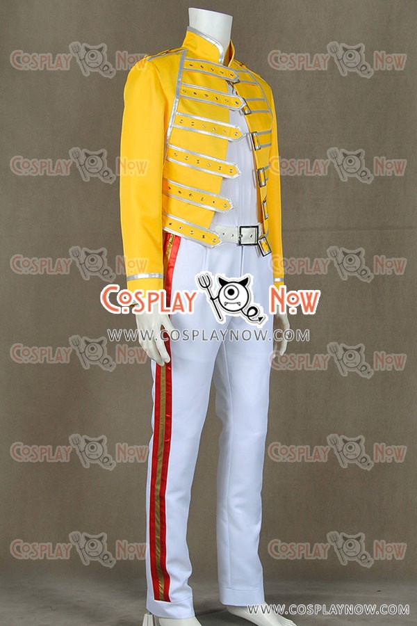 Queen Band Lead Vocals Freddie Mercury Cosplay Costume