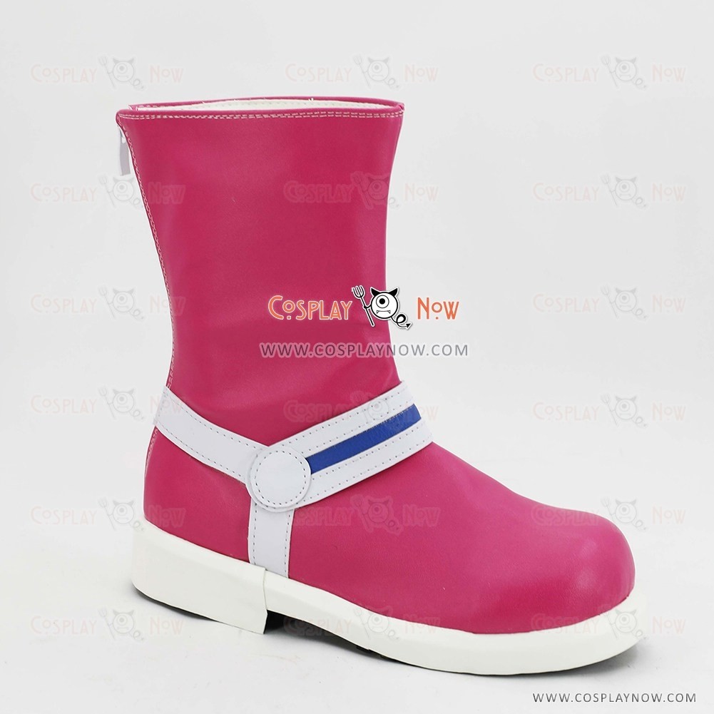 Dragon Ball Chi Chi Pink Shoes Cosplay Boots 